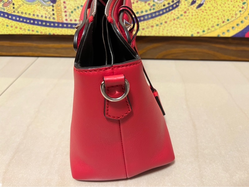 FENDI 紅色by the way Boston包 降價喜歡快帶走-23