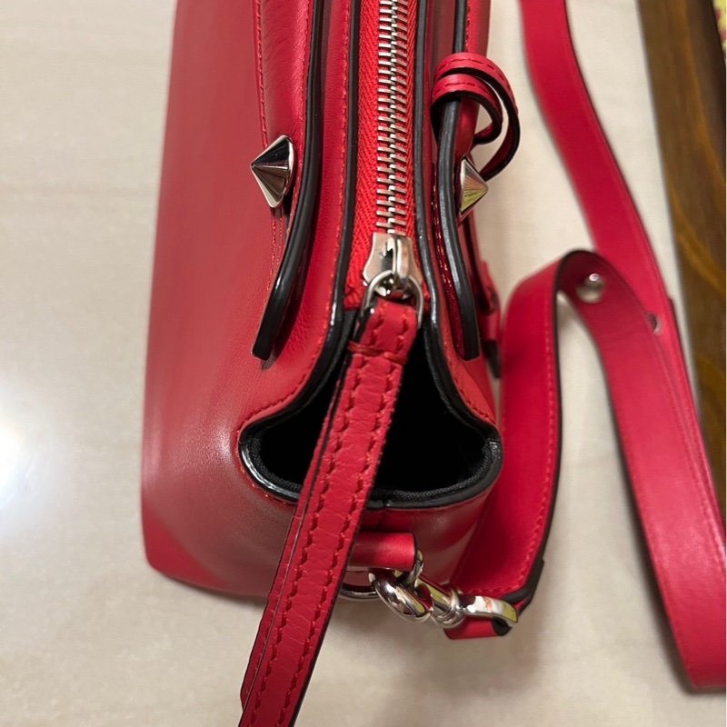 FENDI 紅色by the way Boston包 降價喜歡快帶走-25