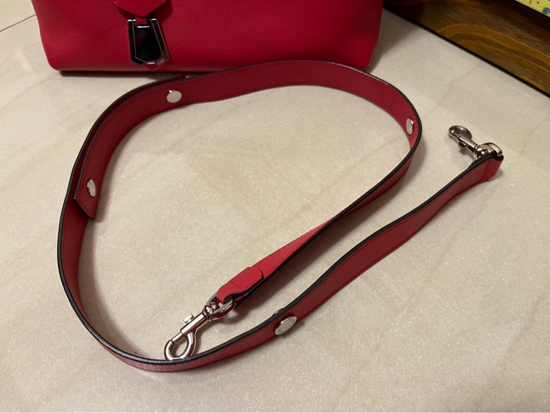FENDI 紅色by the way Boston包 降價喜歡快帶走-28