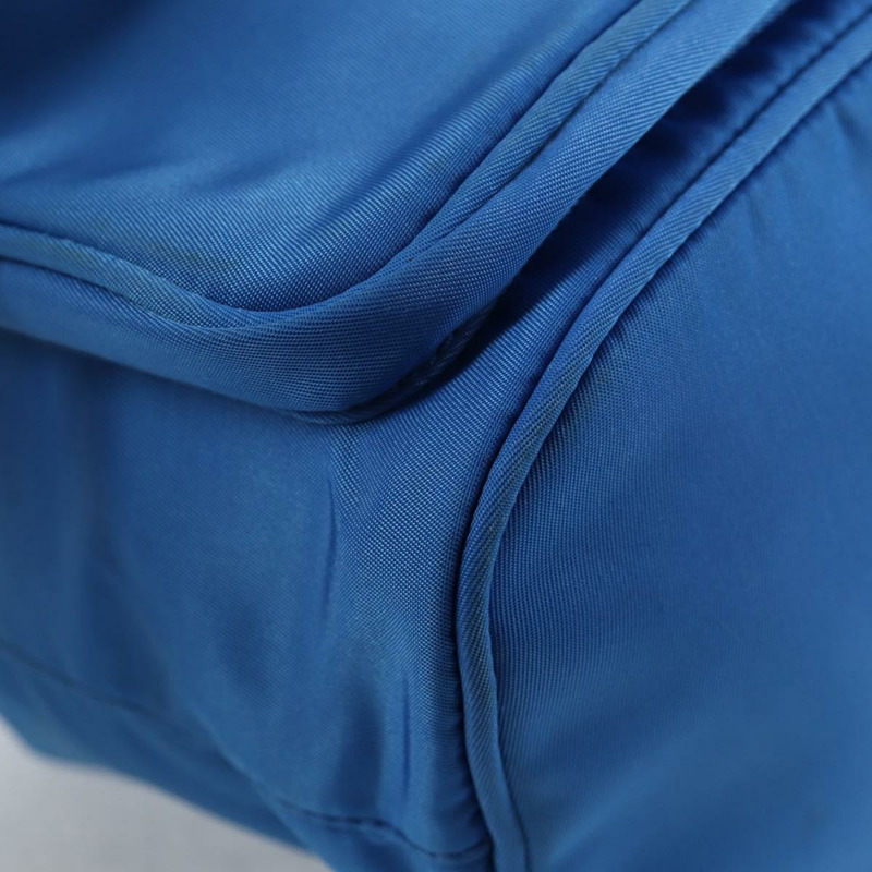 【日本直送】PRADA 尼龍雙肩手提包 藍色金色 正品 127263V-8