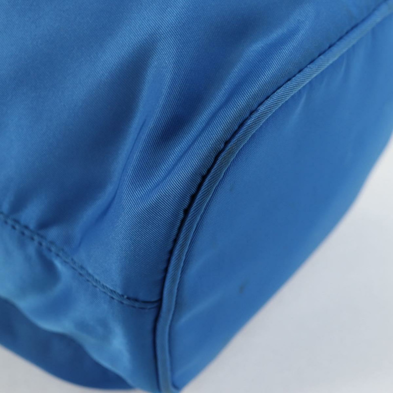 【日本直送】PRADA 尼龍雙肩手提包 藍色金色 正品 127263V-14