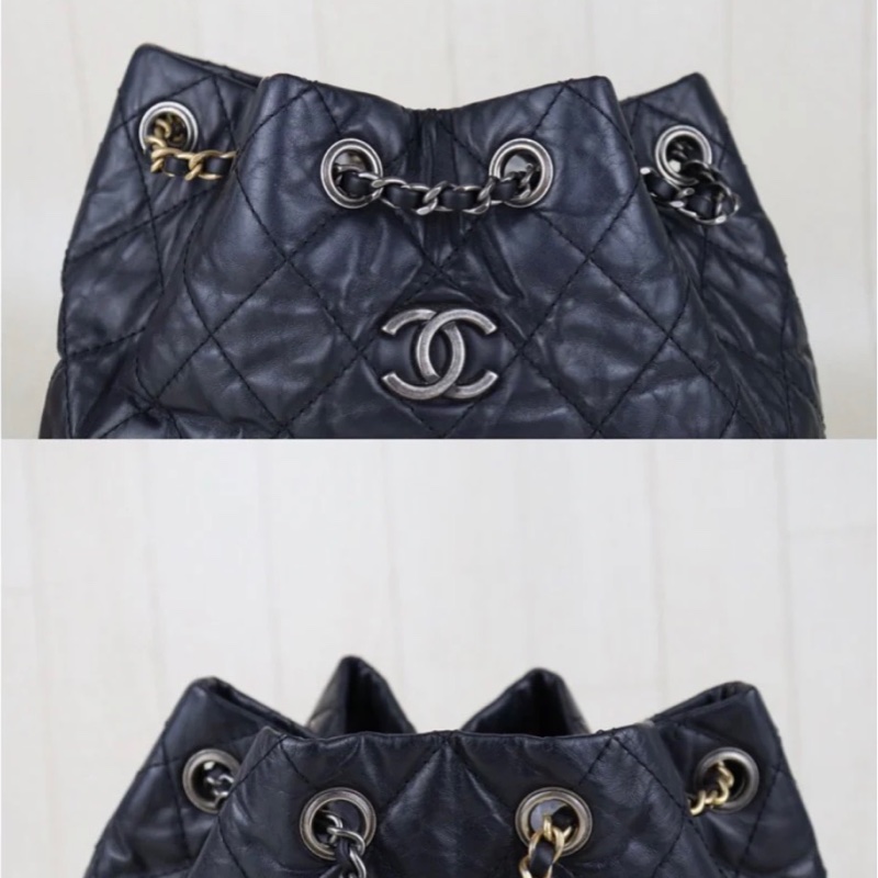 「JL精品代購」9新 Chanel 香奈兒 流浪雙肩包-9