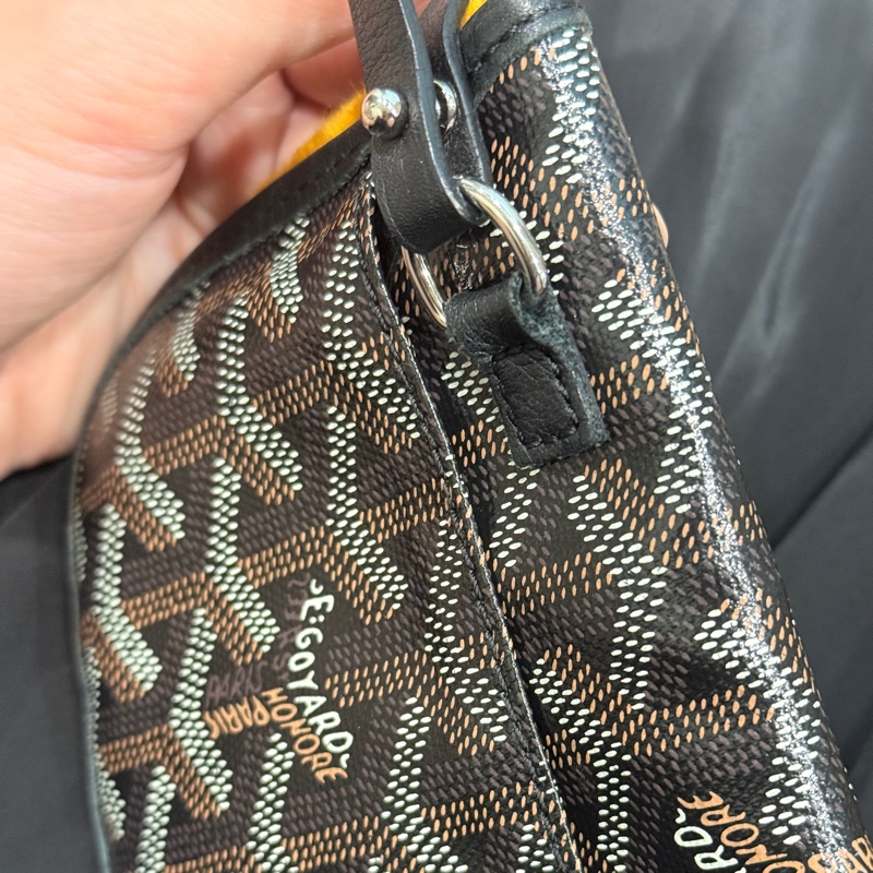 ✨ 超便宜又好用 Goyard 黑色翻蓋長夾錢包 搭配tote 、 hobo-36