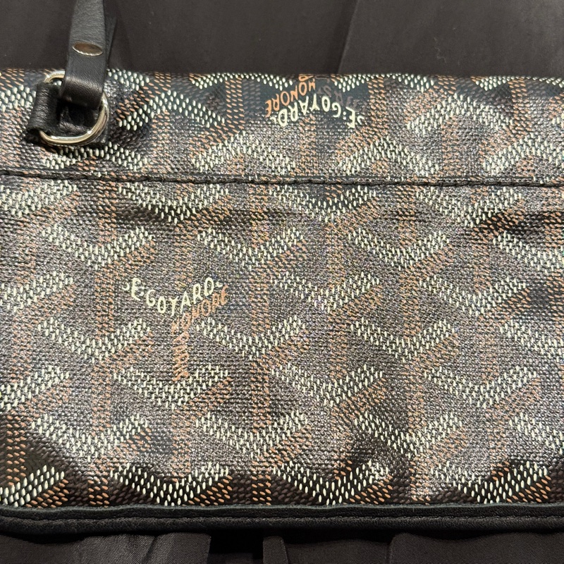 ✨ 超便宜又好用 Goyard 黑色翻蓋長夾錢包 搭配tote 、 hobo-38