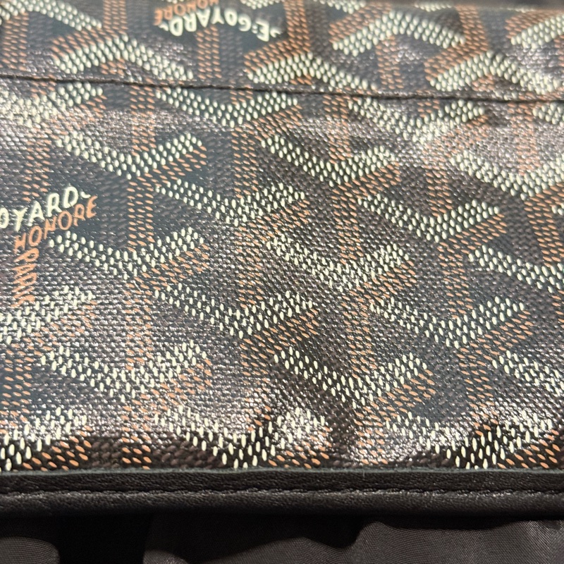 ✨ 超便宜又好用 Goyard 黑色翻蓋長夾錢包 搭配tote 、 hobo-40