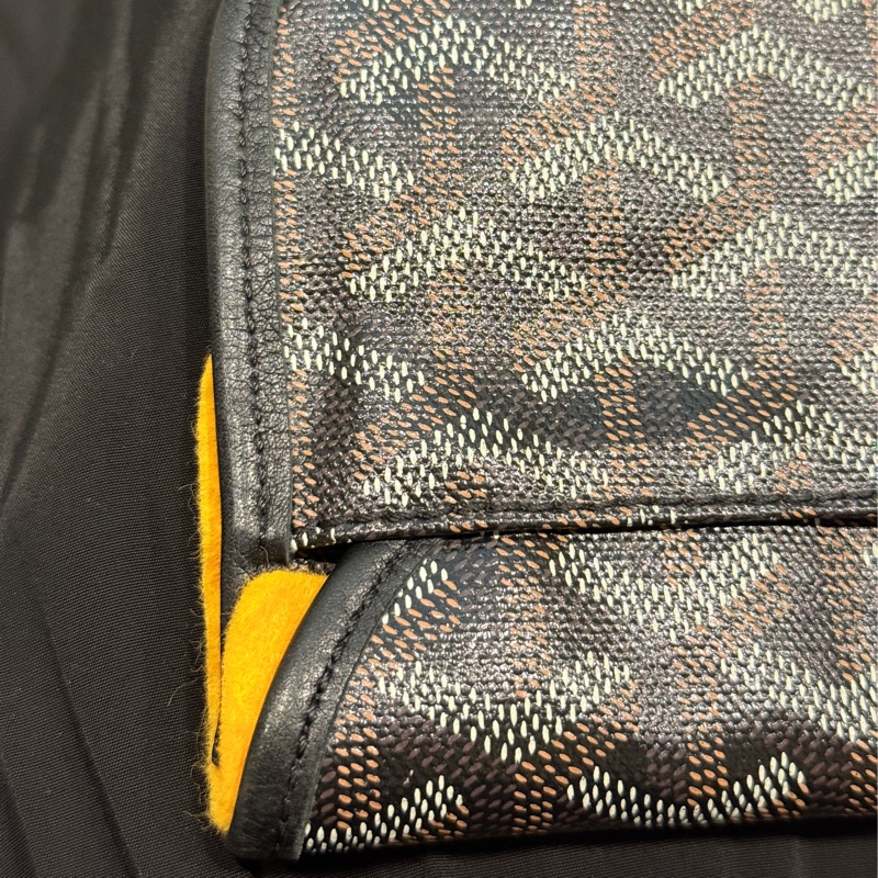 ✨ 超便宜又好用 Goyard 黑色翻蓋長夾錢包 搭配tote 、 hobo-42