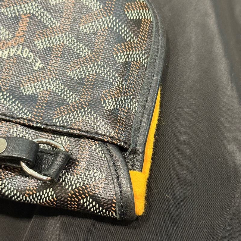 ✨ 超便宜又好用 Goyard 黑色翻蓋長夾錢包 搭配tote 、 hobo-43
