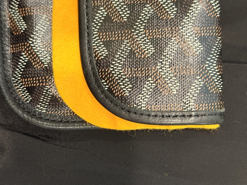 ✨ 超便宜又好用 Goyard 黑色翻蓋長夾錢包 搭配tote 、 hobo-49