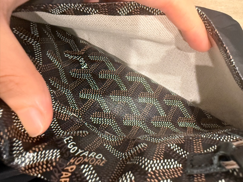 ✨ 超便宜又好用 Goyard 黑色翻蓋長夾錢包 搭配tote 、 hobo-51