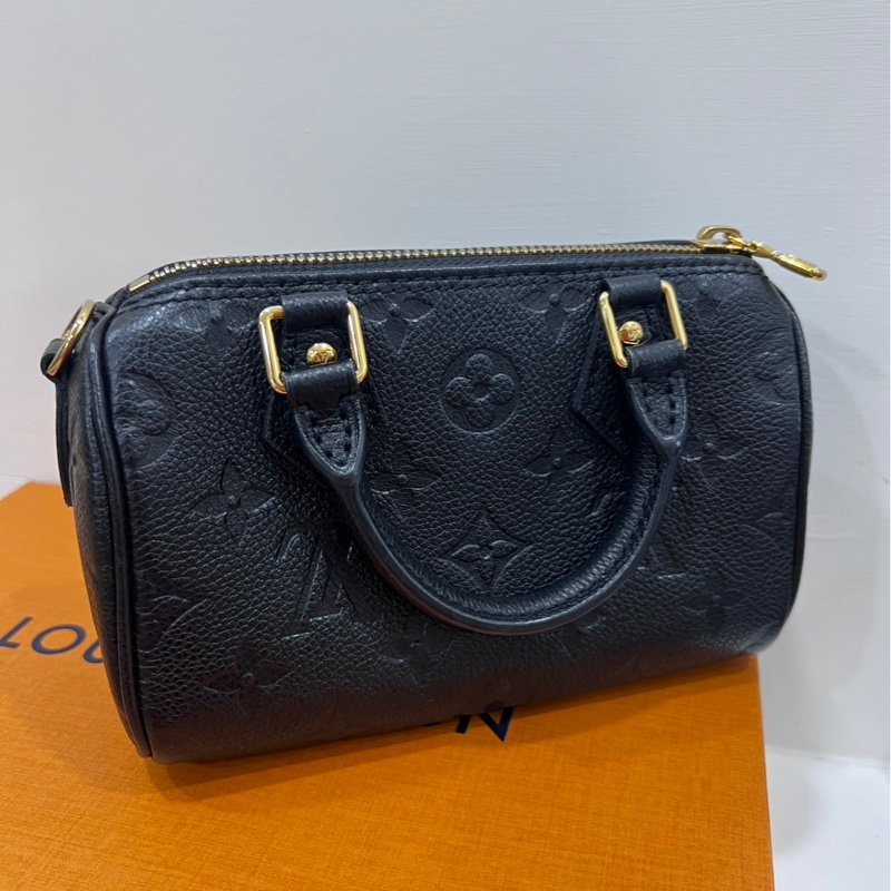 限時優惠❤️‍🔥Louis Vuitton Nano speed 全黑牛皮-1