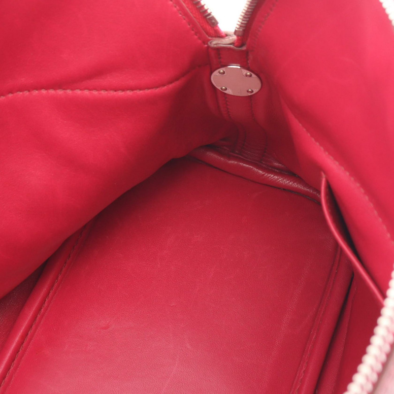 紅色 TC牛皮 Bolide 31 柏莉包 兩用包 □R刻 銀扣 □R Ruby/PHW-8