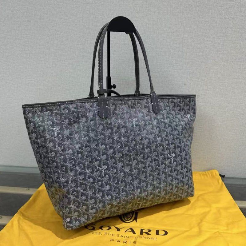 ✨Goyard 灰色Y字老花中號肩背子母托特包 34*26*14 99新 配件塵袋-2