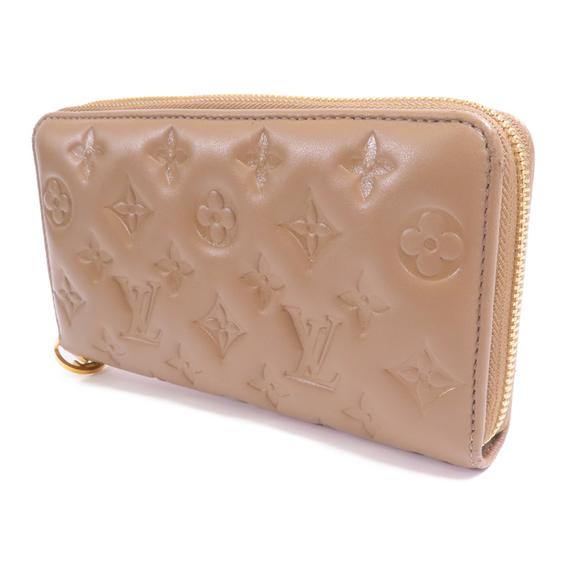 LOUIS VUITTON Monogram Coussin Zipper Long Wallet金扣長錢包-2