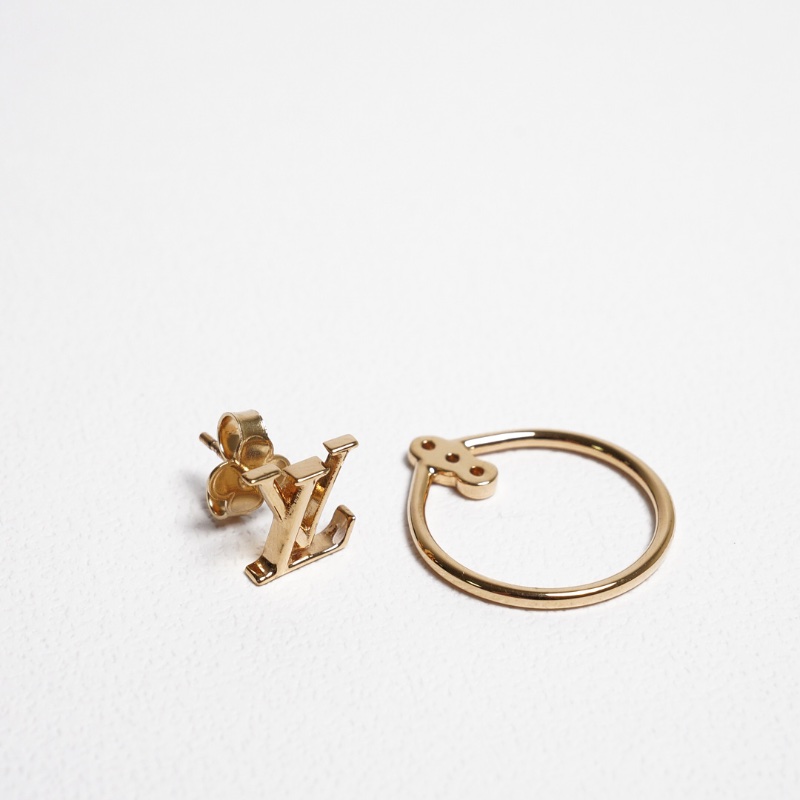 LOUIS VUITTON 耳環 95新-12