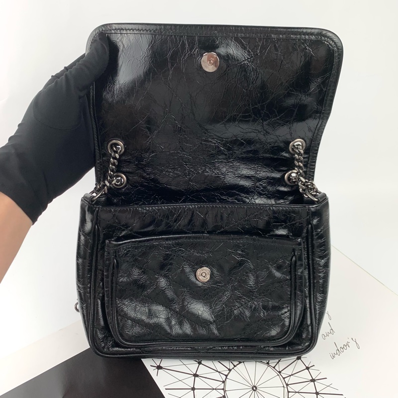 ◻️Ysl Niki baby 黑銀(新款/D釦)-7