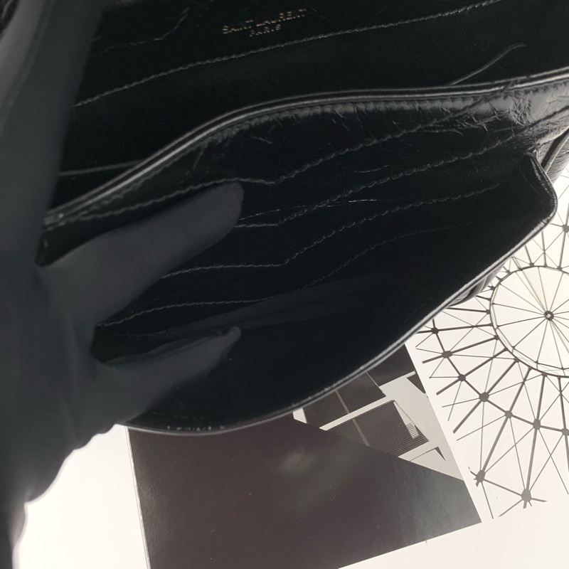 ◻️Ysl Niki baby 黑銀(新款/D釦)-9