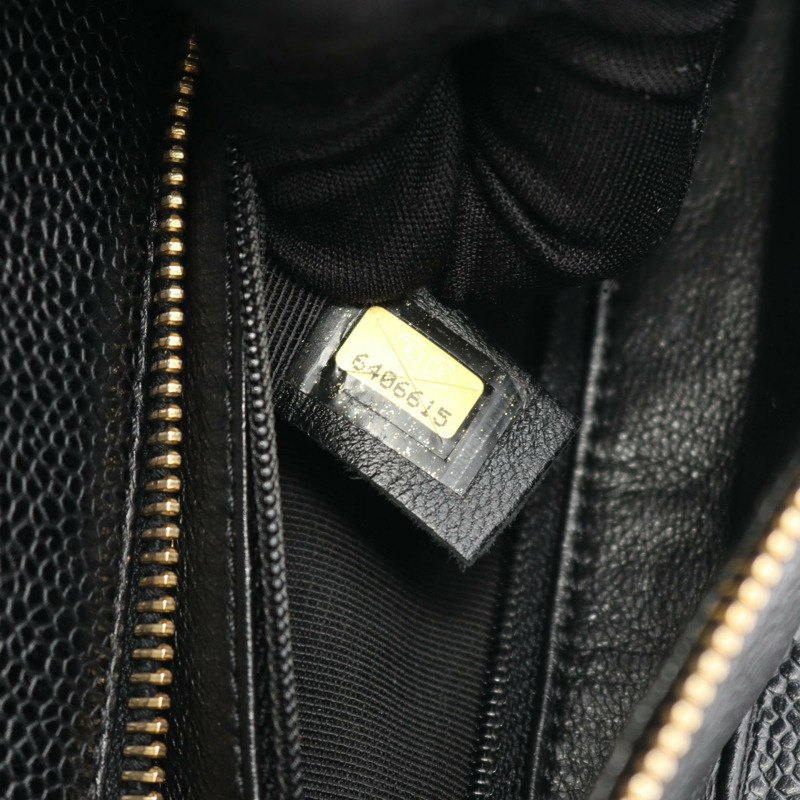 CHANEL Matelasse 鏈條托特包 手提包 小牛皮 黑色 GHW 二手 女款-4