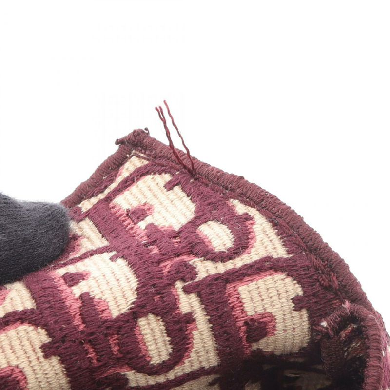 Christian Dior DiorCamp Oblique 肩背包 帆布 皮革 波爾多米色 二手-7