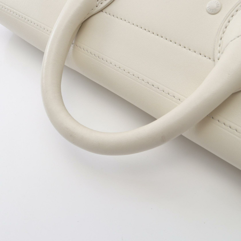 LOUIS VUITTON Steamer PM 手提包 M53279 Monogram Empreinte 皮革白色二手 LV-11