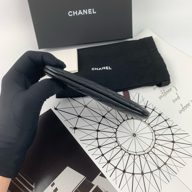 ◻️Chanel經典荔枝皮一字零錢包（晶片款）-2