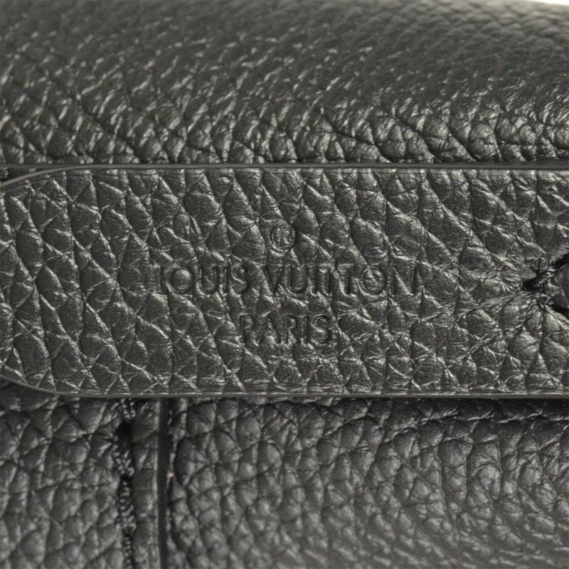 路易威登 LOUIS VUITTON Rock & Walk 單肩包 皮革 M24006 Noir RFID 鏈條 黑色-6