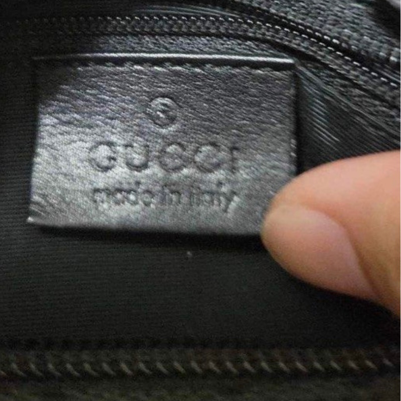 Gucci 黑色老花 hobo包 肩背包 jackie 腋下包-2