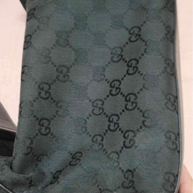 Gucci 黑色老花 hobo包 肩背包 jackie 腋下包-6