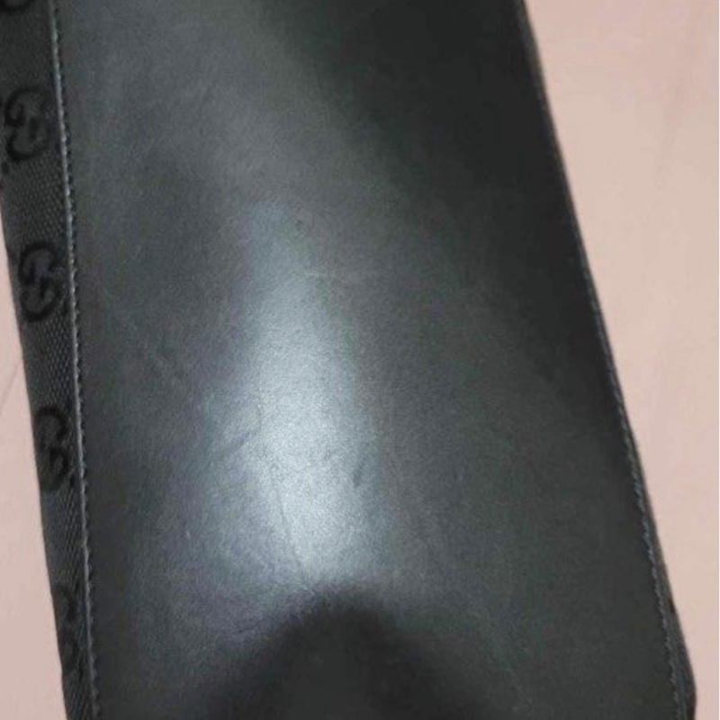 Gucci 黑色老花 hobo包 肩背包 jackie 腋下包-7