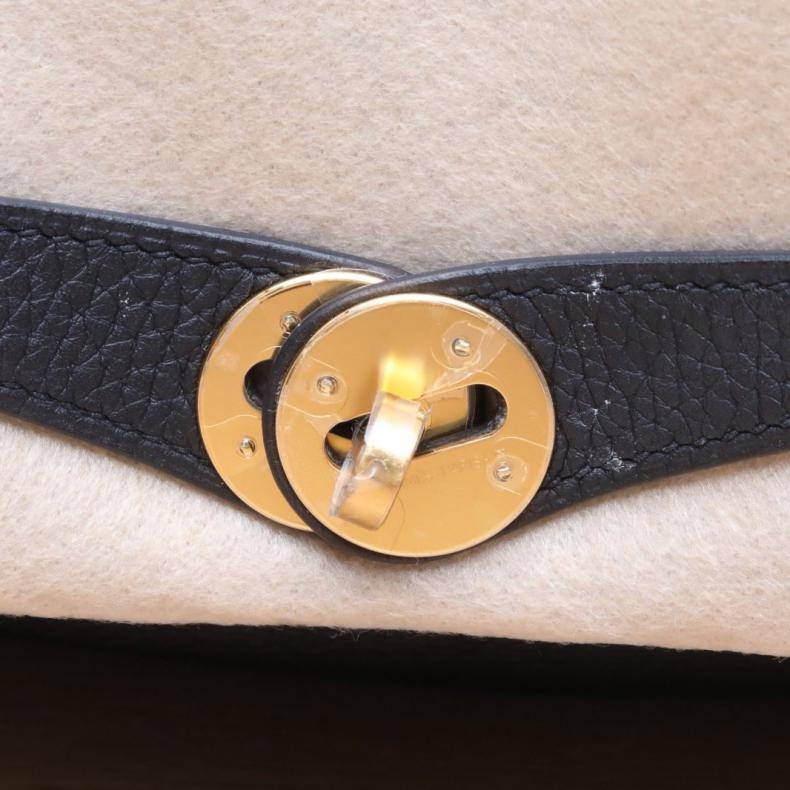 HERMES(愛馬仕) Lindy 26 89黑色 TC皮 Y刻 金扣-5