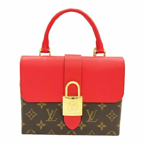 LOUIS VUITTON 路易威登 Rocky BB M44322 Monogram Coquelicot AR0241 手提包 棕紅色 女款