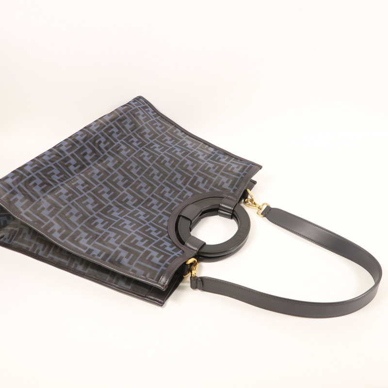 FENDI 尼龍Runway金扣手挽肩背兩用袋-7