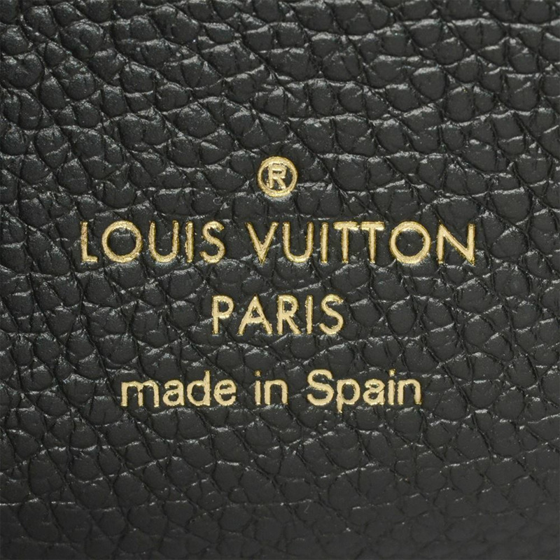 路易威登 LOUIS VUITTON Pochette 雙拉鍊單肩包 Monogram Empreinte M68568 黑色 RFID 女式-6