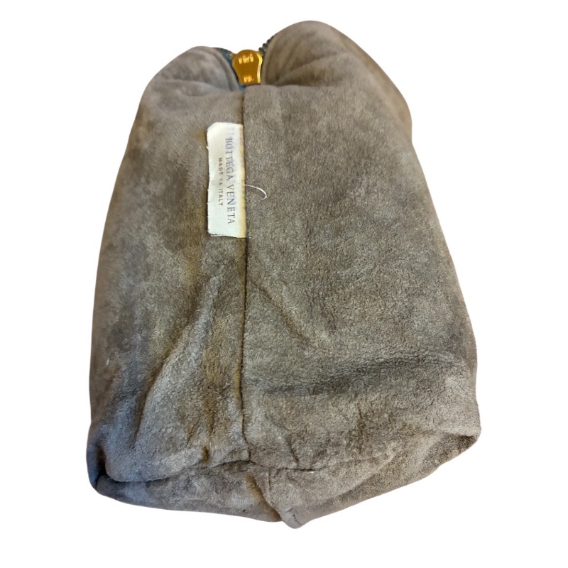 Bottega Veneta 寶緹嘉 經典 Intrecciato 編織小羊皮 短提把手提包 24x12x10cm 亮麗藍綠色 (近全新)-14