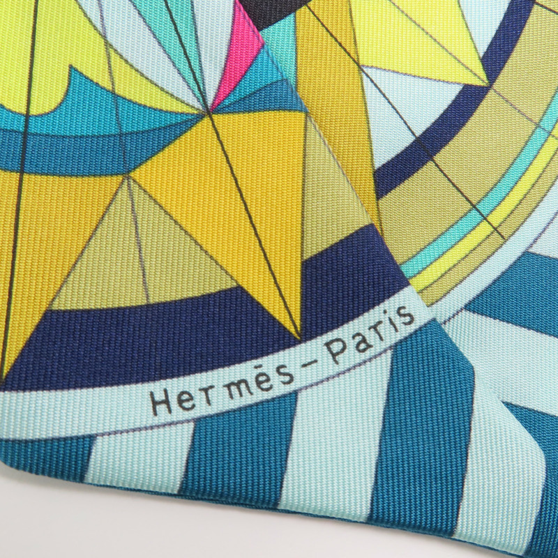 HERMES 絲質Twilly絲巾-3
