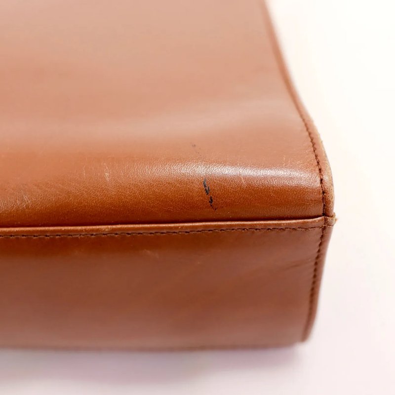 Salvatore Ferragamo 中古品 啡色 皮革單肩包 手袋-9