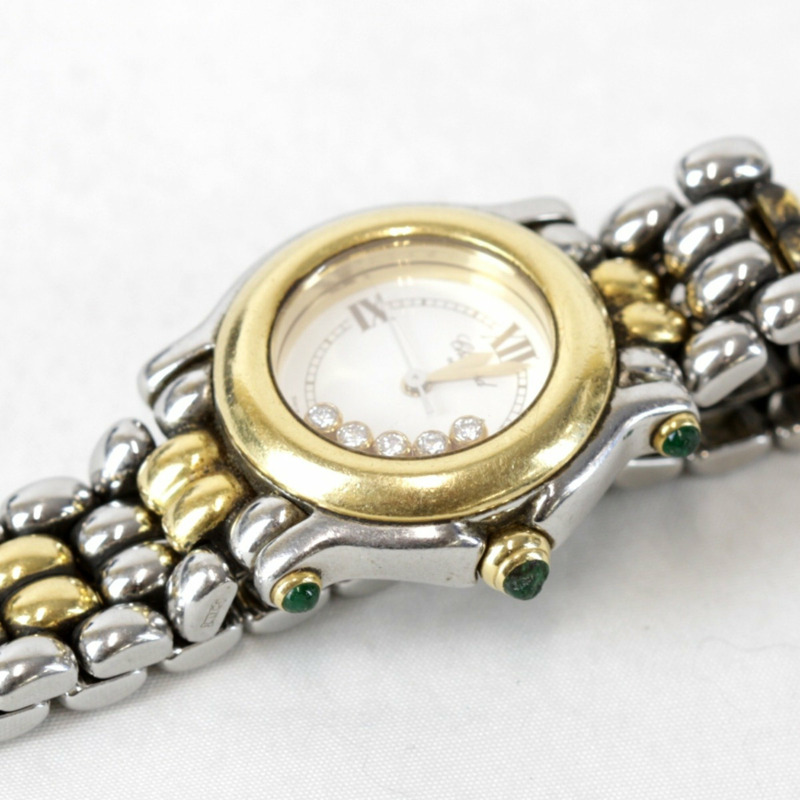 Chopard Happy Sport 82 8278-22 女士石英腕錶，18K 黃金-7