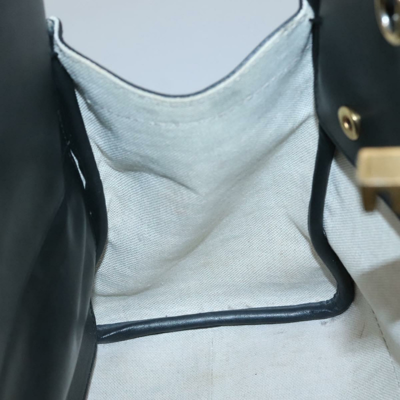 【日本直送】Salvatore Ferragamo Gancini 手袋 帆布 皮革 兩用 黑金 正品 127312-17