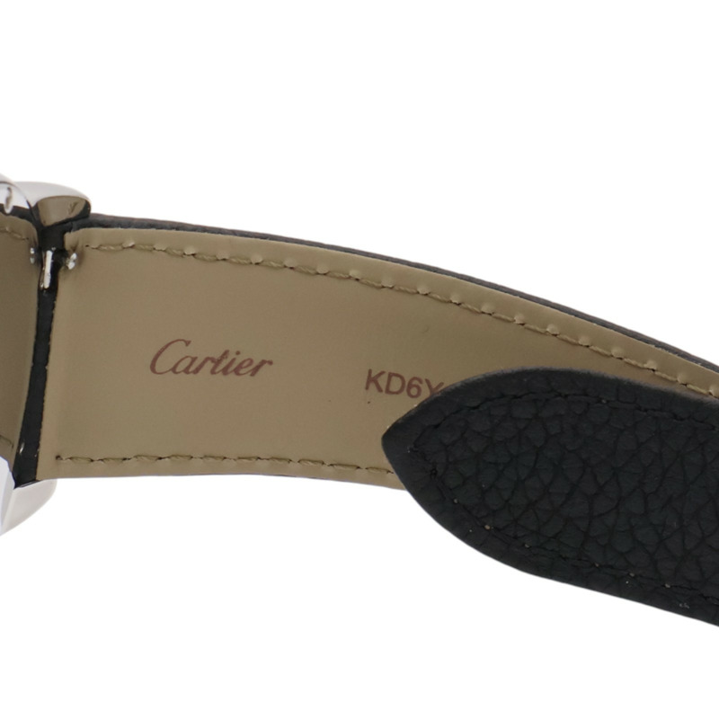 白色錶盤 皮帶 不鏽鋼 Ronde Solo de Cartier 腕錶 W6701010-8