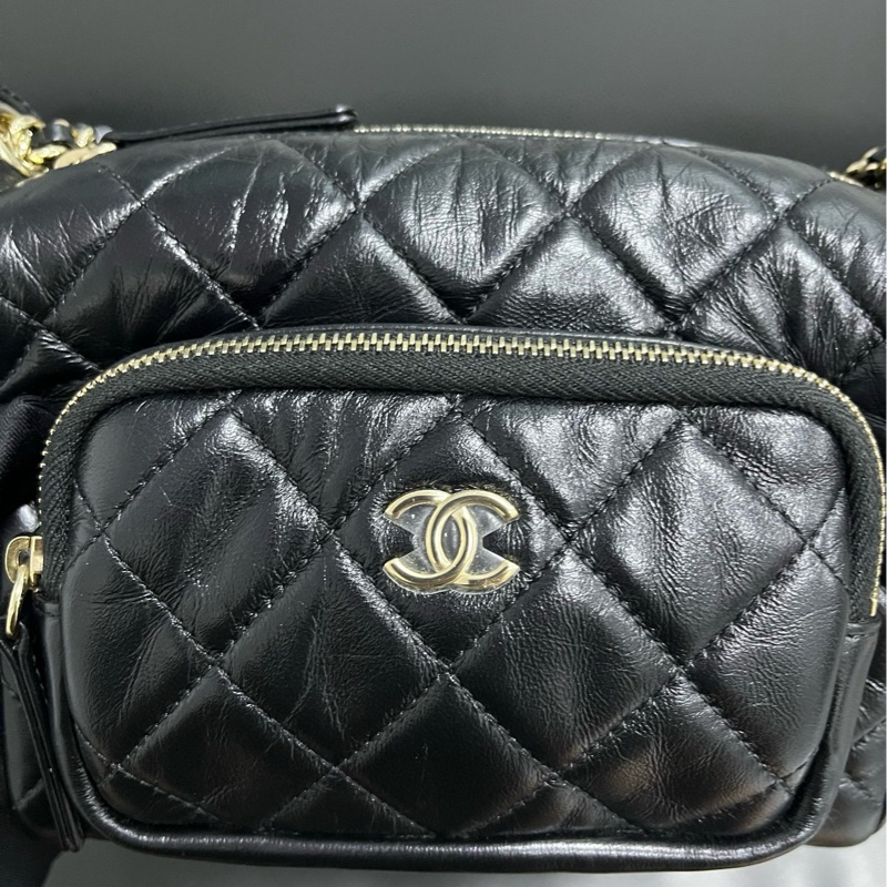 Chanel 24K 保齡球相機包-10