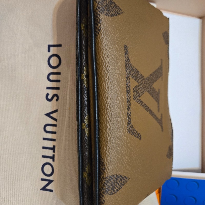 經典DOUBLE ZIP POCHETTE Reverse帆布多夾層手拿/斜背包-2