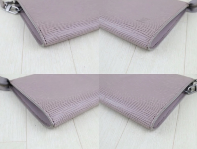 「JL精品代購」 9新 LV淡紫色水波紋大麻將-5