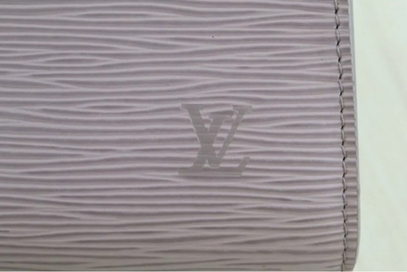 「JL精品代購」 9新 LV淡紫色水波紋大麻將-7