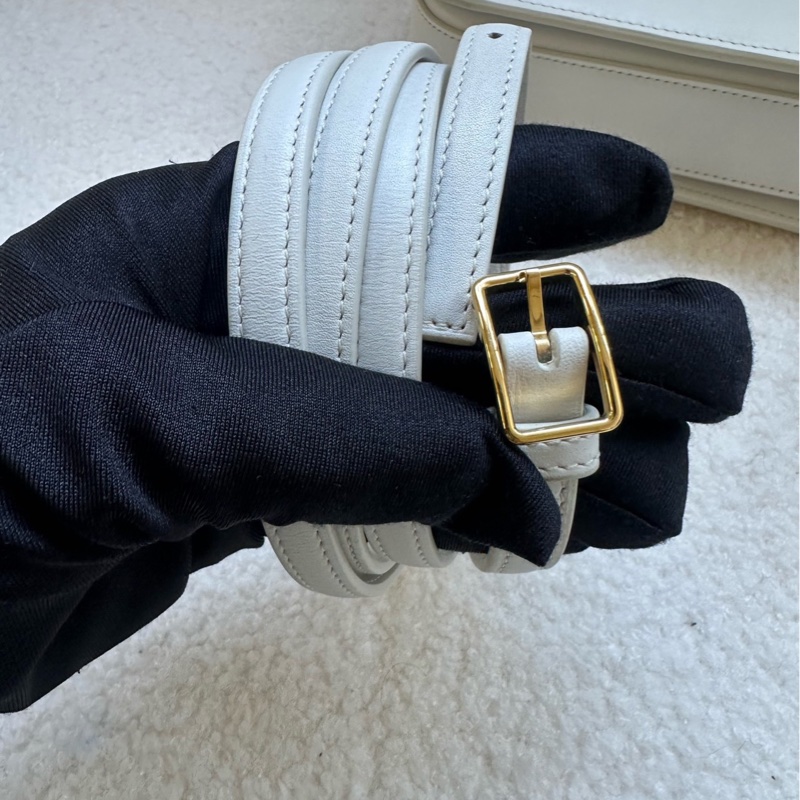 99新Loewe羅意威Goya單肩包，米白色，尺寸22x15cm-6