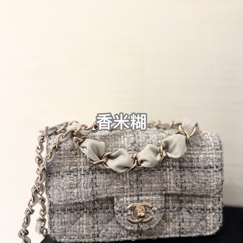 Chanel香奈兒25B毛呢CF mini特別版