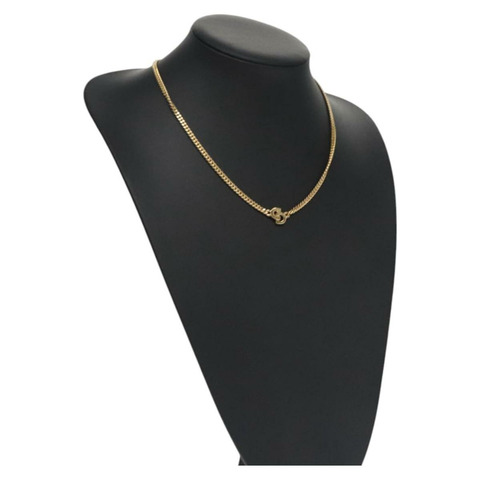Christian Dior 項鍊 金屬 金 正品 114140