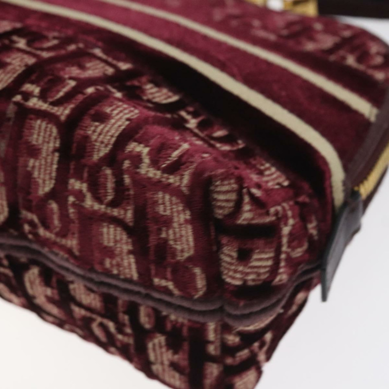 【日本直送】Christian Dior Trotter 帆布手拿包 紅金 正品 127532-10