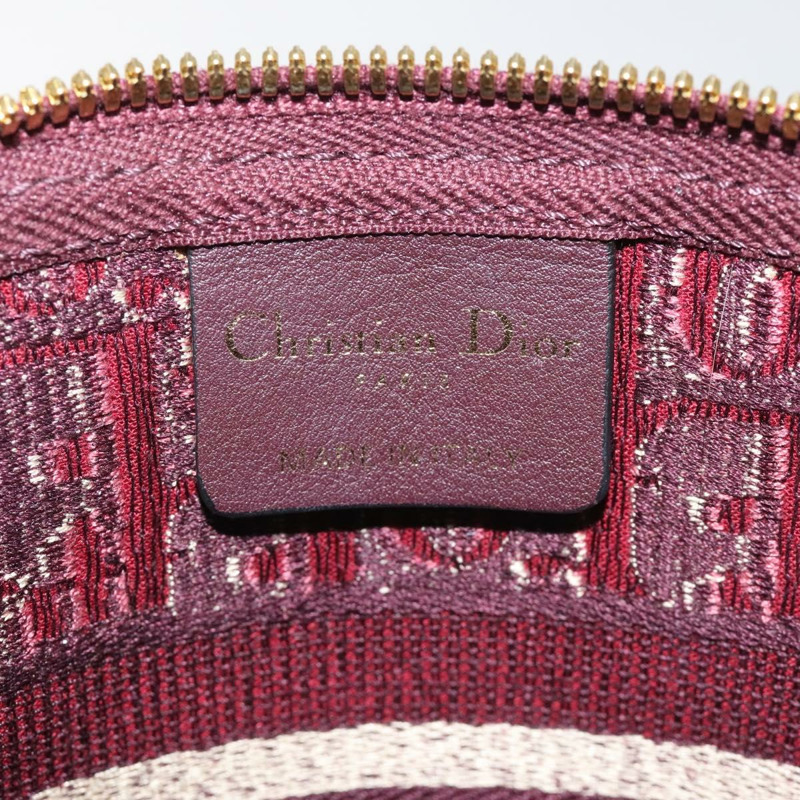 【日本直送】Christian Dior Trotter 帆布手拿包 紅金 正品 127532-13