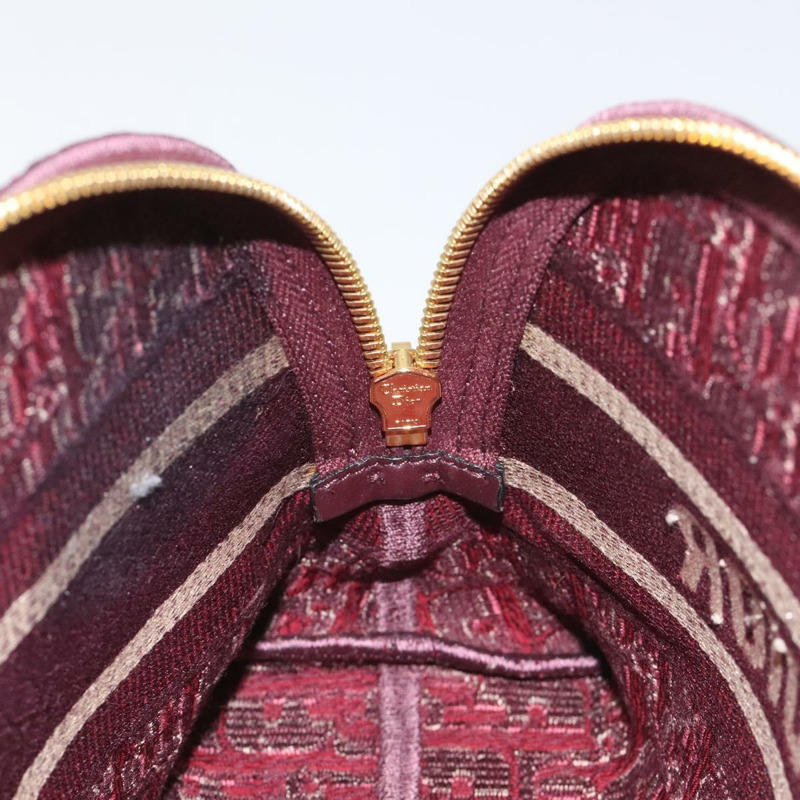 【日本直送】Christian Dior Trotter 帆布手拿包 紅金 正品 127532-15