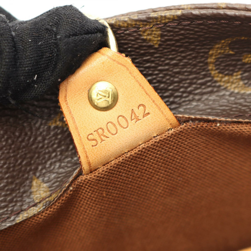 LOUIS VUITTON VavinGM Monogram 手提包 M51170 PVC 塗層帆布皮革棕色二手女士-4