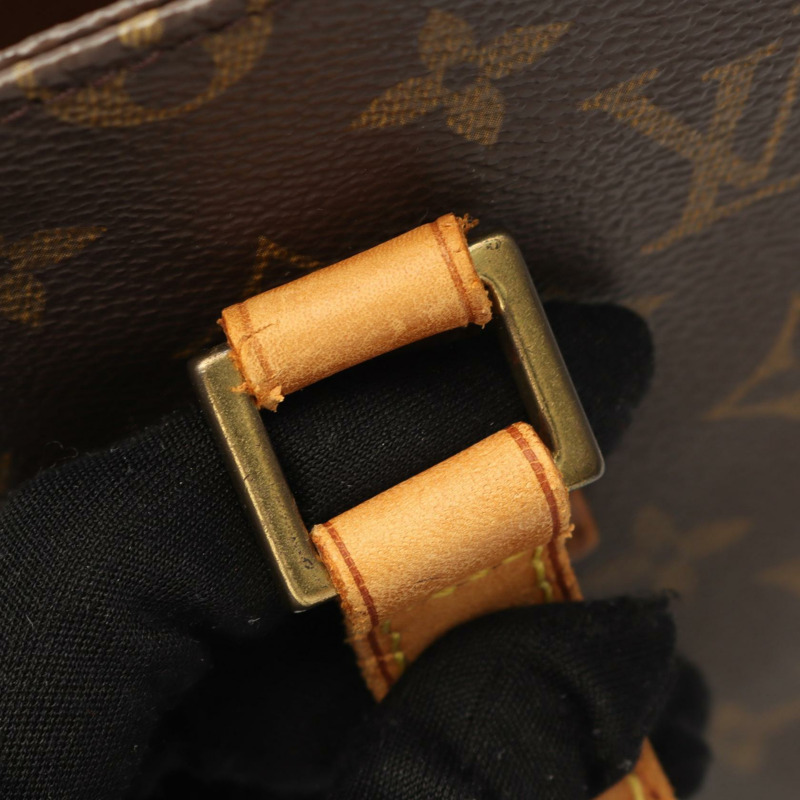 LOUIS VUITTON VavinGM Monogram 手提包 M51170 PVC 塗層帆布皮革棕色二手女士-5